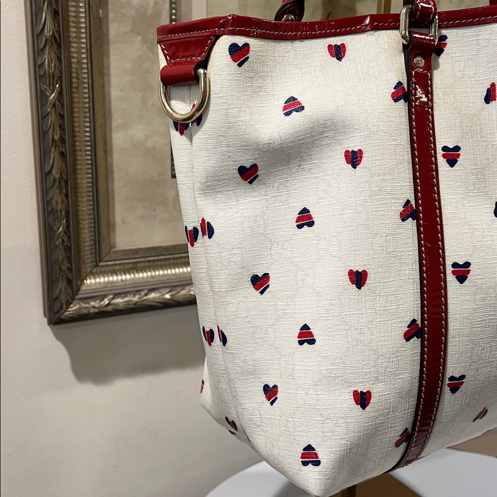 Gucci GG Supreme Heart Print Joy Tote Bag with COA EUC - Picture 6 of 17